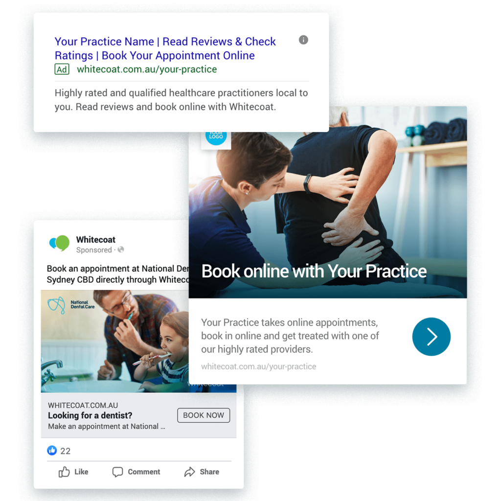 Google Ads, Facebook Ads example